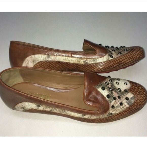 Debora Germani Brown Leather Shoes USA 7.5
